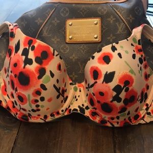 Soma Intimate 34dd Full Coverage Classic Allura floral bra.